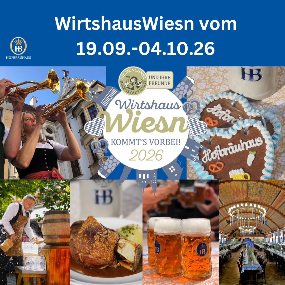 WirtshausWiesn vom 19. September bis 4. Oktober 2026